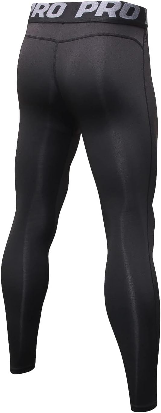 Lanbaosi Mens Thermal Underwear Pants Compression Long Johns for Men Winter Warm Base Layer Bottom Workout Gear for Cold Weather
