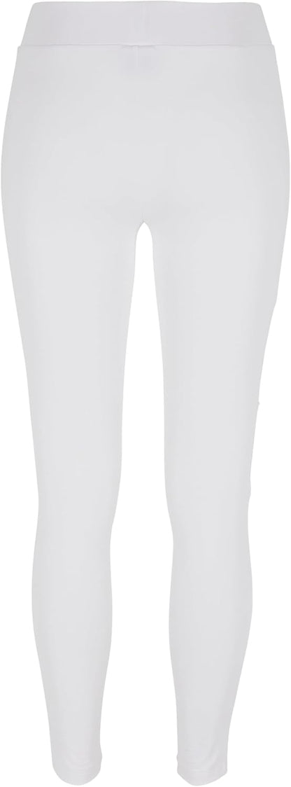 Urban Classics Women's High Waist Stretch Mesh Leggings with Regular Fit and Tapered Leg