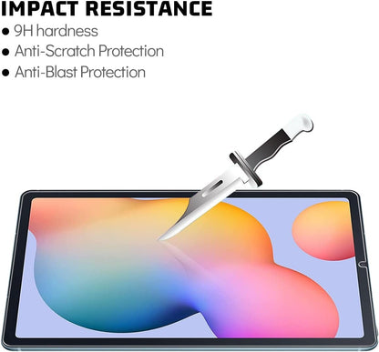 Screen Protector for Samsung Galaxy Tab S6 Lite 10.4 inch 2024/2022/2020 with 9H Tempered Glass Film, HD Clear [2-Pack]