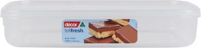 Decor Tellfresh Oblong Food Storer, 1.75 Litre Capacity