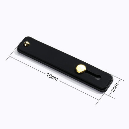 TENOC Phone Grip 2 Pieces Black Universal Sticky Finger Strap Holder for Smartphone or Cell Phone Case
