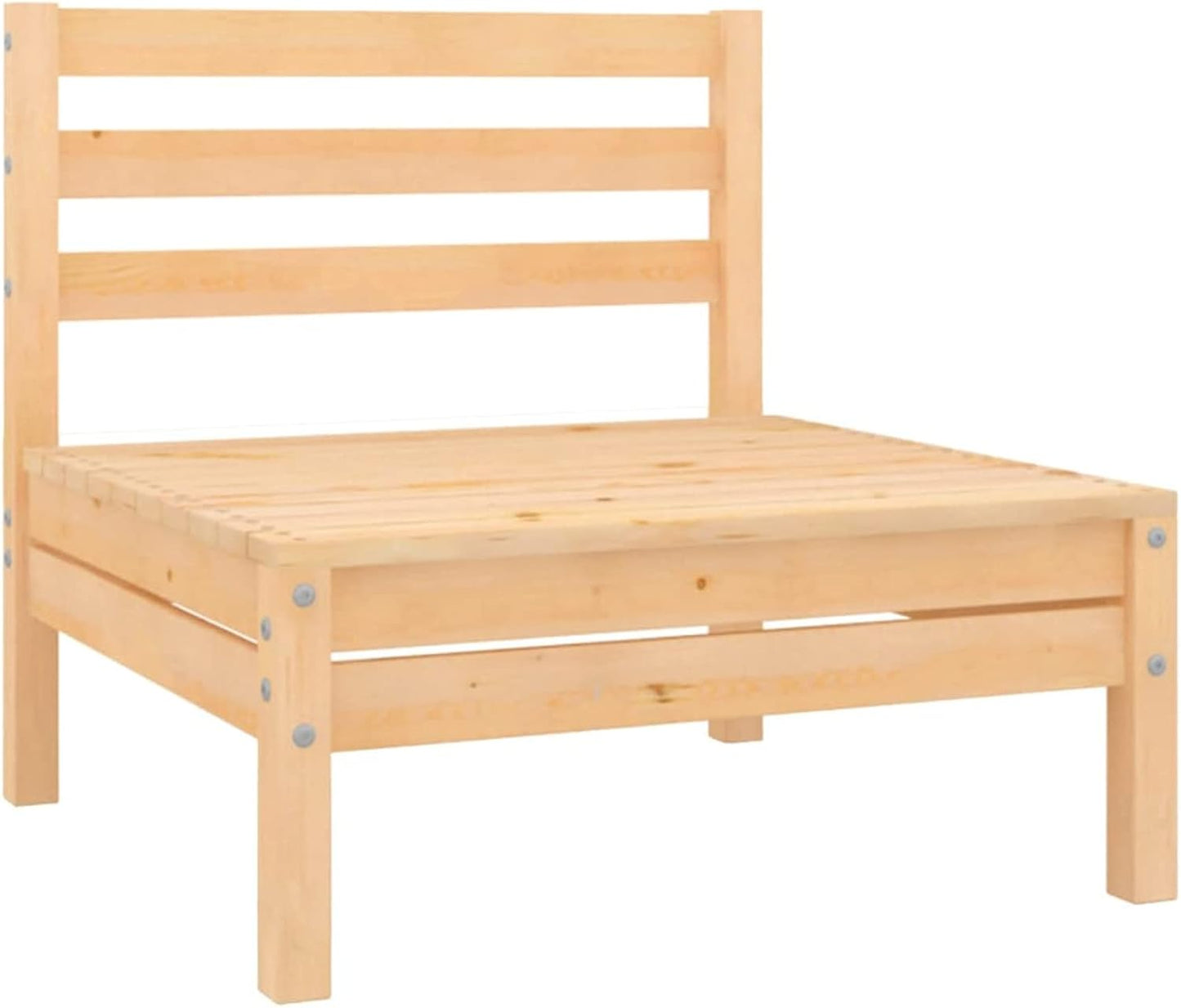 Homgoday Set Divani da Giardino 3 pz in Legno Massello di Pino, Lettini Prendisole, Divano Letto Mobili, Lettini da Giardino, Lettino da Piscina Esterno Piscina 0