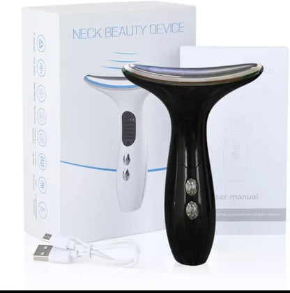 Microcurrent Face Neck Lift Beauty LED Photon Red Light Therapy Facial Massager Skin Care Anti Wrinkle Double Chin Tightening