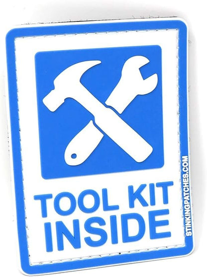Tool Kit Inside PVC Tactical Patch | Great for Go Bags, Survival Kits, Bug Out Bags