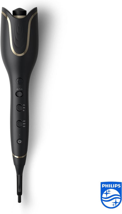 Philips StyleCare Prestige Automatic Curling Iron with Innovative Curl System (Model BHB876/00)