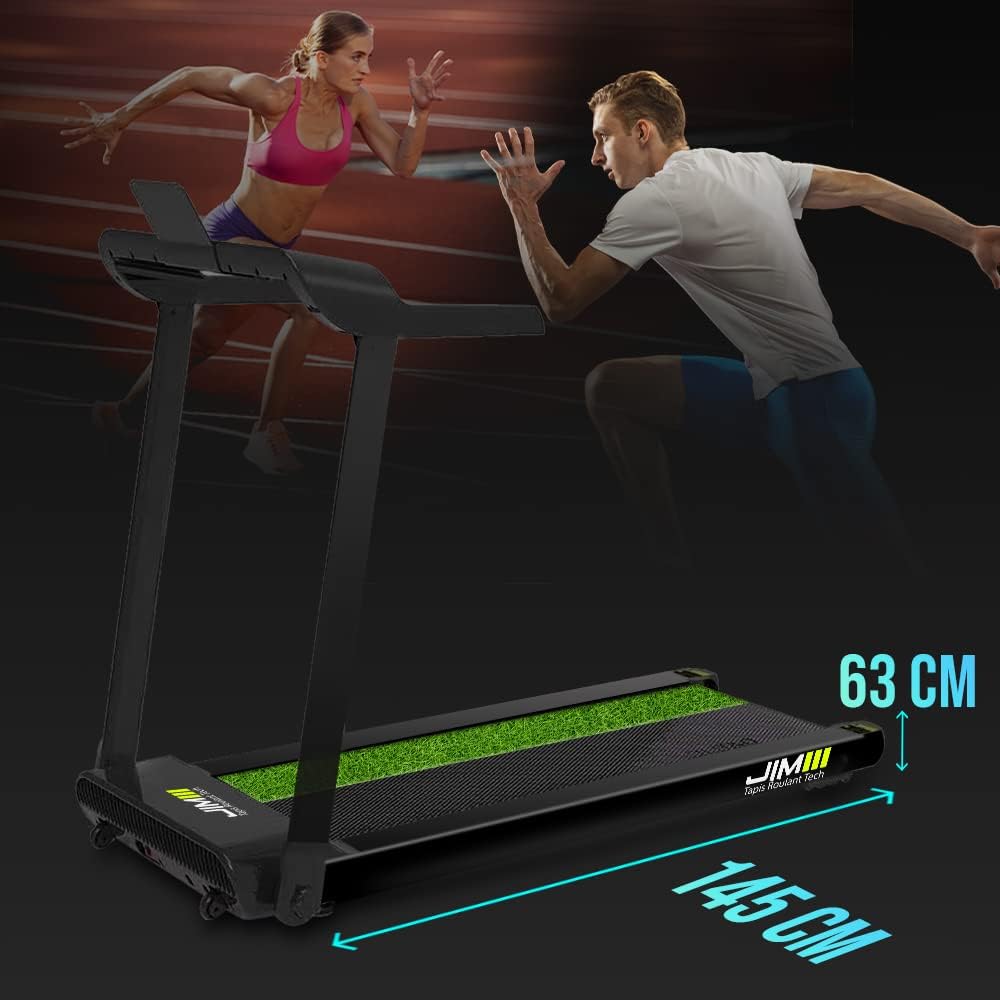 JIM Fitness Tech 2.0 Treadmill, Black, XL