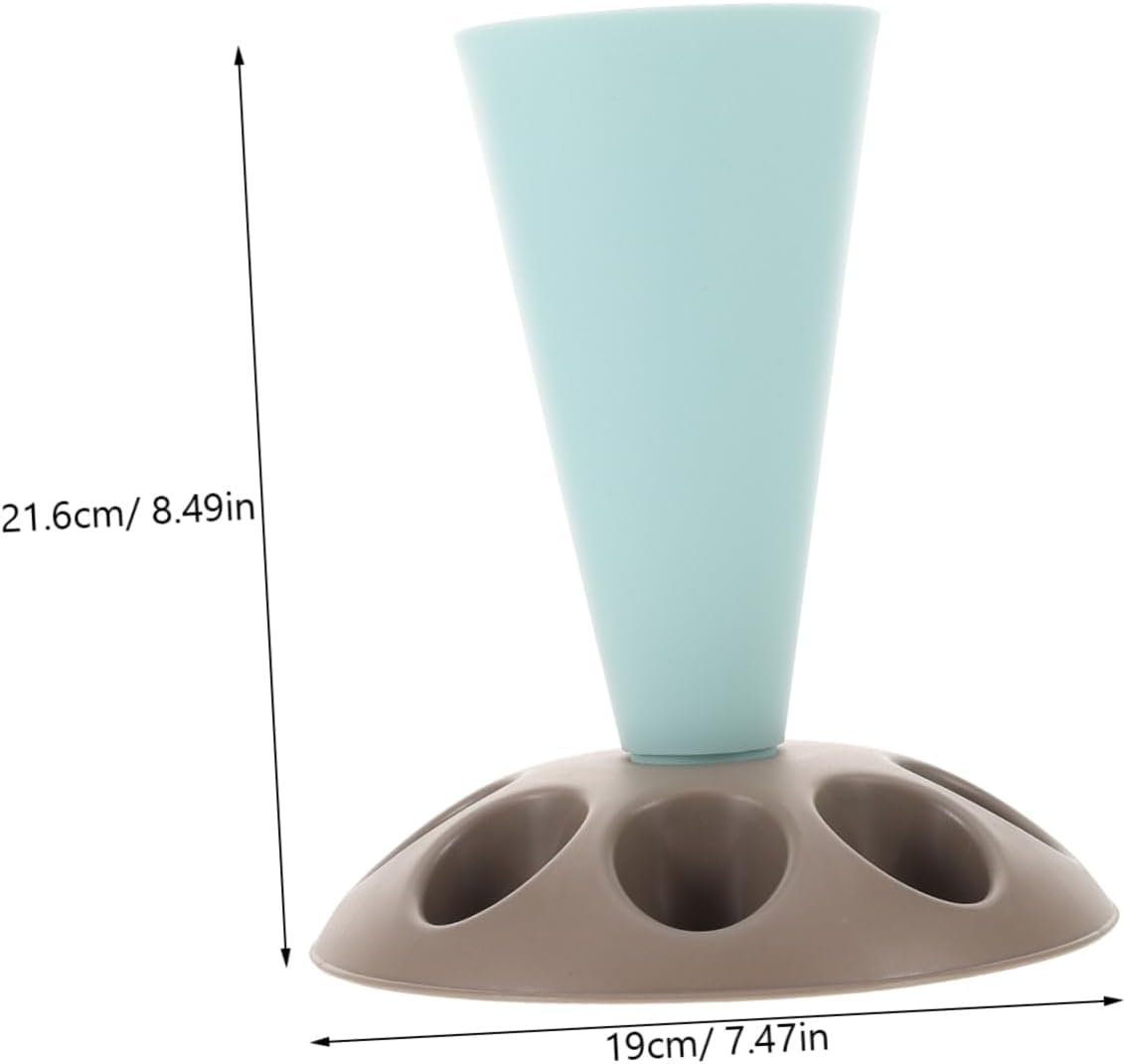 FUNNETOYU Icing Bag Stand with Multi Slots for Piping Bag Nozzles Storage for Cake Decorating Easy to Use Stylish Design for Baking and Food Prep
