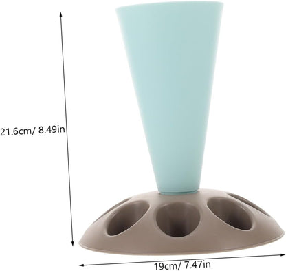 FUNNETOYU Icing Bag Stand with Multi Slots for Piping Bag Nozzles Storage for Cake Decorating Easy to Use Stylish Design for Baking and Food Prep