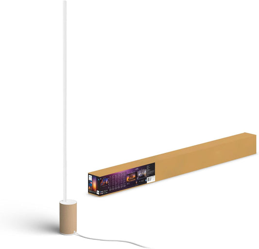 Philips Hue White and Color Ambiance Gradient Signe Smart Floor Lamp, 29W, White