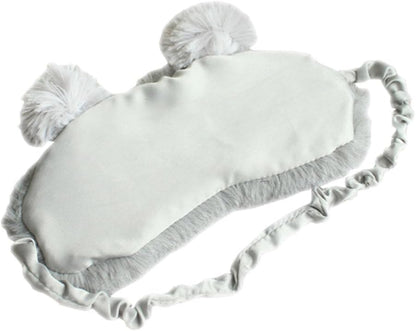 HXINFU Lovely Rabbit Eye Mask For Sleeping Women Travel Eye Mask For Airplane