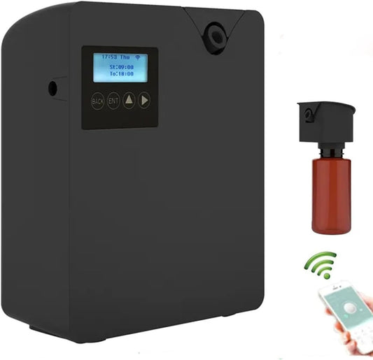 Smart Aroma Diffuser 300ml Large Area Fragrance Oil Nebulizing Scent Air Machine Auto Timer Fragrant Device for Hotel Home Bluetooth WiFi Control