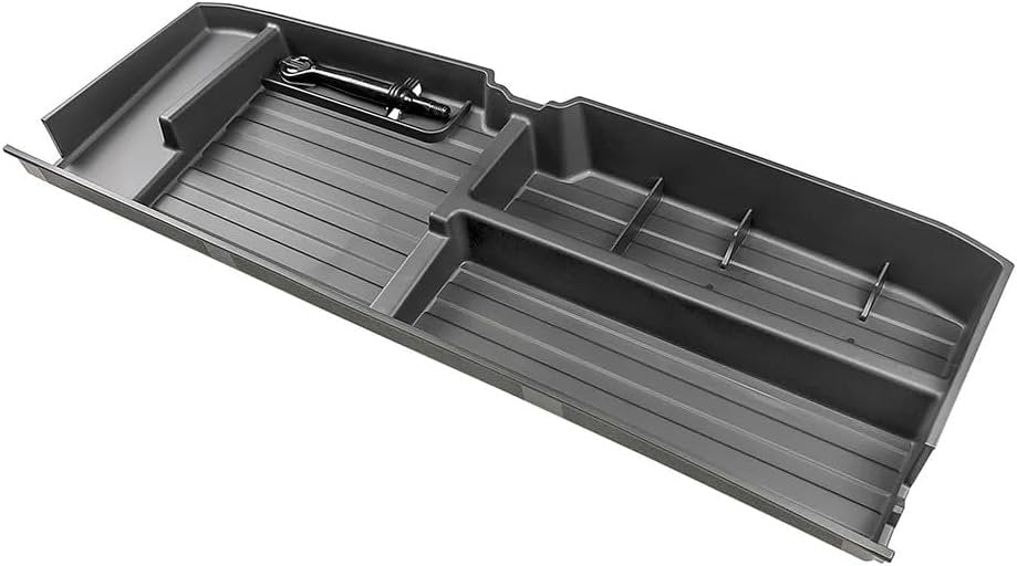 AutoQi For 2020-2025 Toyota Highlander Trunk Hidden Storage Box, SUV Insert Cargo Rear Hatch Organizer, Extra Space fits Highlander Under Cargo Floor Storage Bins Accessories