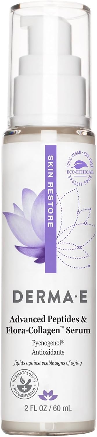 DERMA E Advanced Peptides & Collagen Serum, 2oz