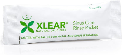Xlear Nasal Rinse System with Xylitol, Natural Saline Neti Pot Sinus Rinse with Xylitol, Fast Sinus Pressure and Congestion Relief, 1 Rinse Bottle
