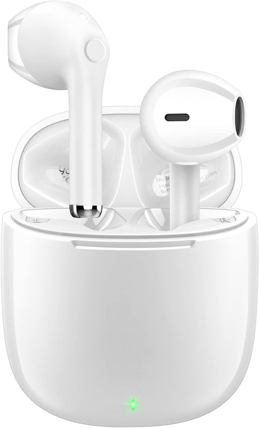 Wireless Earbuds, yobola Bluetooth Earbuds, IPX5 Waterproof Wireless Headphones Touch Control, Bluetooth Headphones 5.1 Built-in Microphone, 25 Hrs with USB-C Charging with Running/Fitness