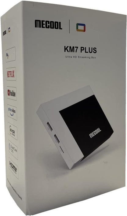 Android 11.0 TV Box, KM7 Plus ATV Box Amlogic S905Y4 AV1 Ultra 4K HDR 2GB RAM 16GB ROM Support 2.4G/5G WiFi BT5.0 4K HDR Box