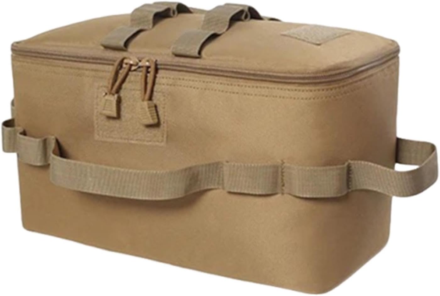 Folding Stove Canister Organizer, Camping Storage Bag, Outdoor Gear Bag, 13.39x6.69x7.48 Inches Portable Cookware, Travel Hiking Material 600d Encrypted Oxford Cloth