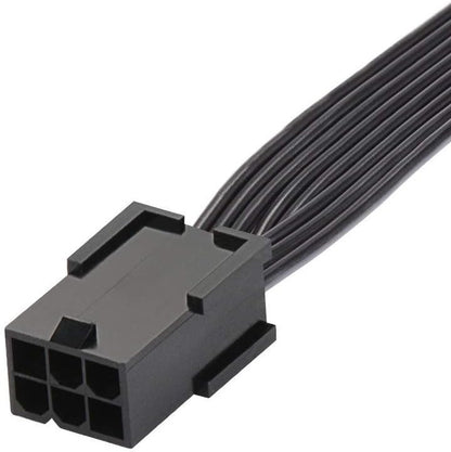 J&D PCIe 6 Pin to PCIe 8 Pin Power Adapter Cable (2 Pack), PCI Express 6 pin to 8 pin Adapter Power Cable, 12 inch