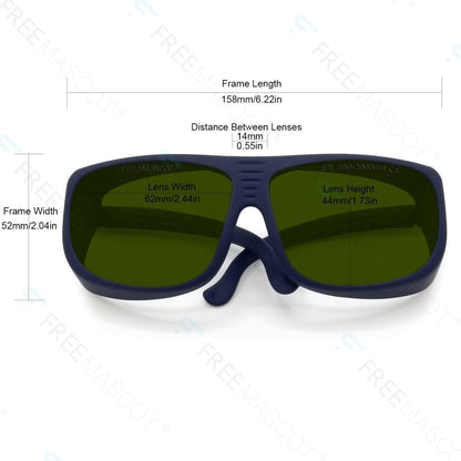 FreeMascot Professional 190-2000nm IPL Laser Safety Glasses for Hair Removal, Beauty Care & Tatoo Eye Protection