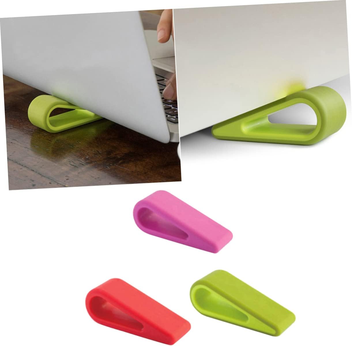 ETHZZLE Laptop Radiator 2pcs Heightening Stand Cooling Pad Notebook Computer Support Holder