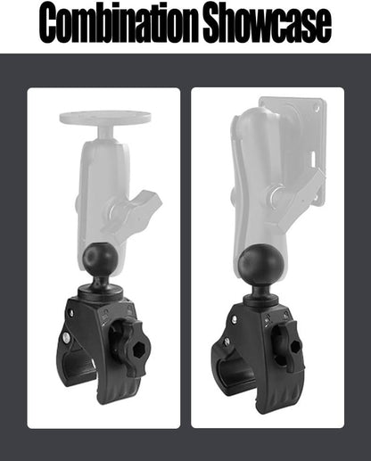 Strg C Size 1.5"" Ball Mounts Ball Base with Big Clamp, Ball Mount Base Compatible with RAM and 1.5 Inch Ball Double Socket Arm Systems from Arkon, iBolt and Tackform Enterprise Series, Black