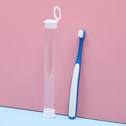 Pet Toothbrush, 4X Teeth Cleaning for Dogs, Soft Bristles Teeth Brushing Kit, Wide Head Pet Oral Care Supply for Daily Use, Home and Travel, 6.1 x 0.59 inches