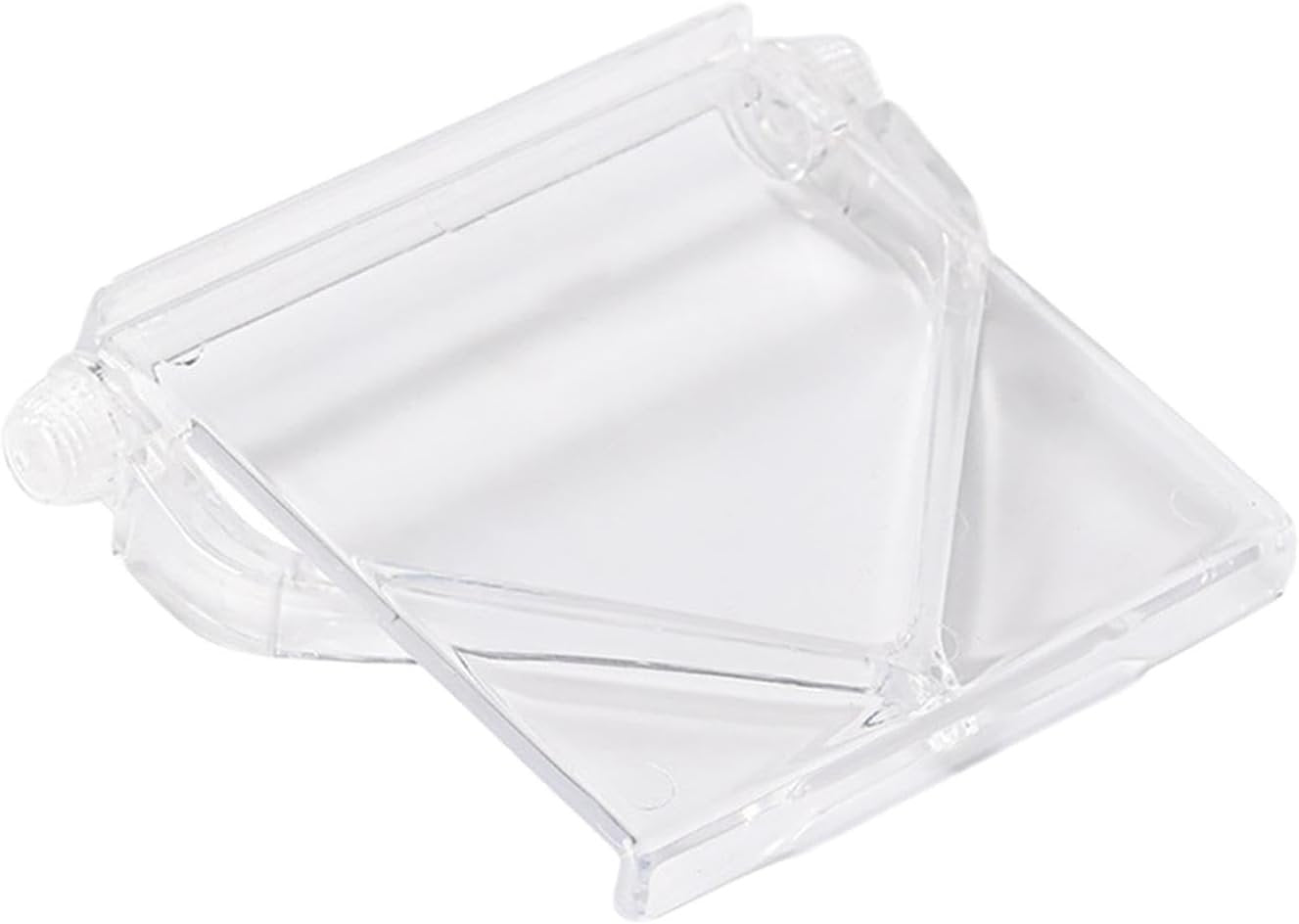 LeoLeozz TV Top Shelf Clear TV Top Storage Bracket for Media Boxes Streamings Devices