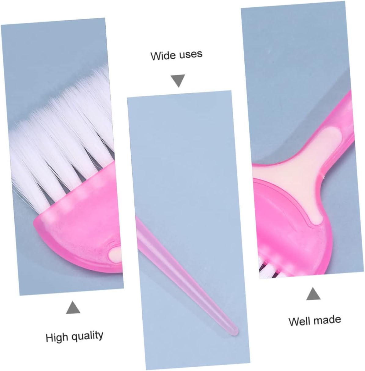 CALLARON 4 Pezzi Pennello Per La Cura Della Per Pettine Colorante Pettine Per Tinture Per Da Barbiere Attrezzo Parrucchiere Utensili Addominali Rosa