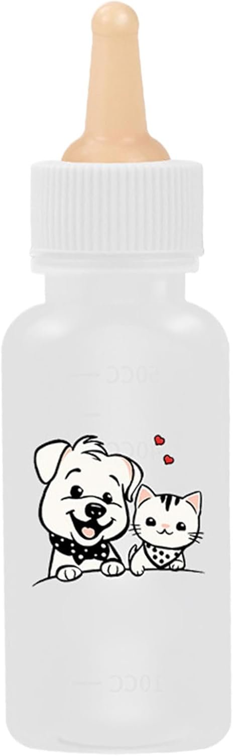 Kitten Bottles for Nursing - Kitten Bottle Feeding Kit | Baby Kitten Bottle for Cats | Puppy Milk Feeder | Feeding and Watering Supplies | Pet Feeding Bottle for Indoor Outdoor Small Animals