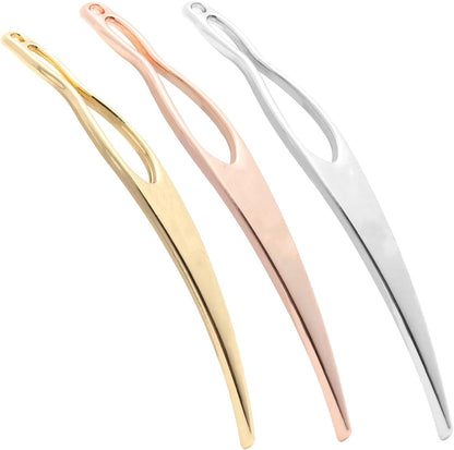 3 Pieces Dreadlock Tool Interlocking Tool, Hair Twist Tool, Hair Interlocking Sisterlocks, Easyloc Needle for Hair, Dreadlocks Maker, Locs Accessories (3 Colors)
