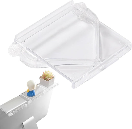 TV Top Shelf - Adjustable Monitor Top Mounting Bracket,Router Bracket for Streaming Devices, Cable Box, Router and Home Decor