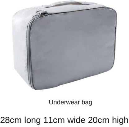 Multi-Size Storage Bags 10 Pack - Waterproof Foldable Organizers for Home Closet, Suitcase Packing, Camping Gear Organization