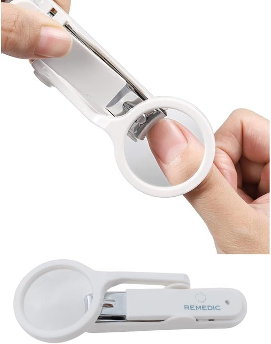 Extra Large Nail Clippers with Magnifier for Fingernails & Toenails – Arthritis-Friendly Grip - Perfect for Elderly & Low Vision Users – professional quality - sharp blades for precise cutting