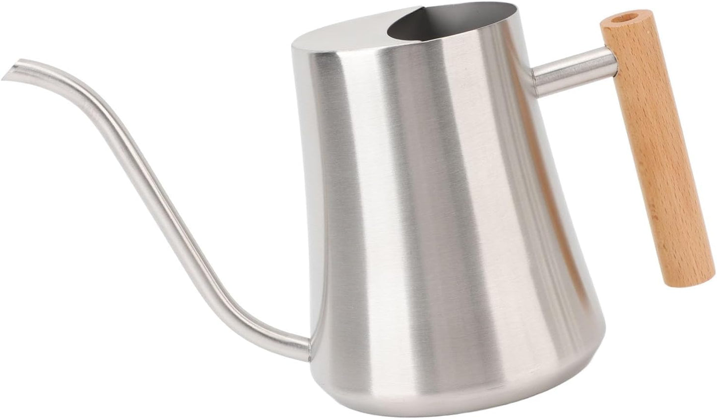 Elegante Lattina a Bordo Interno con Manico da Becco e in Legno - Design in Acciaio Colorato per Piante Domestiche, Ers, Succulente e Bonsai L Opachi Opachi (#3)