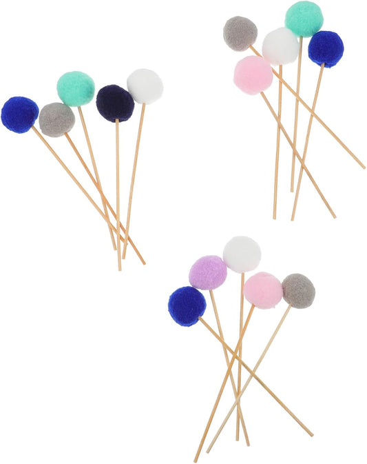 Generic Fragrance Scented Diffuser 15pcs Essential Diffuser Sticks Air Freshener Sticks for Aromatherapy Control Volatile Speed Random Color