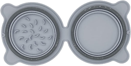 Ciotola anti-soffocamento per animali domestici Piatto per alimenti per cani Ciotola pieghevole in silicone per animali domestici per cibo secco Ciotola per acqua Alimentazione Forniture per