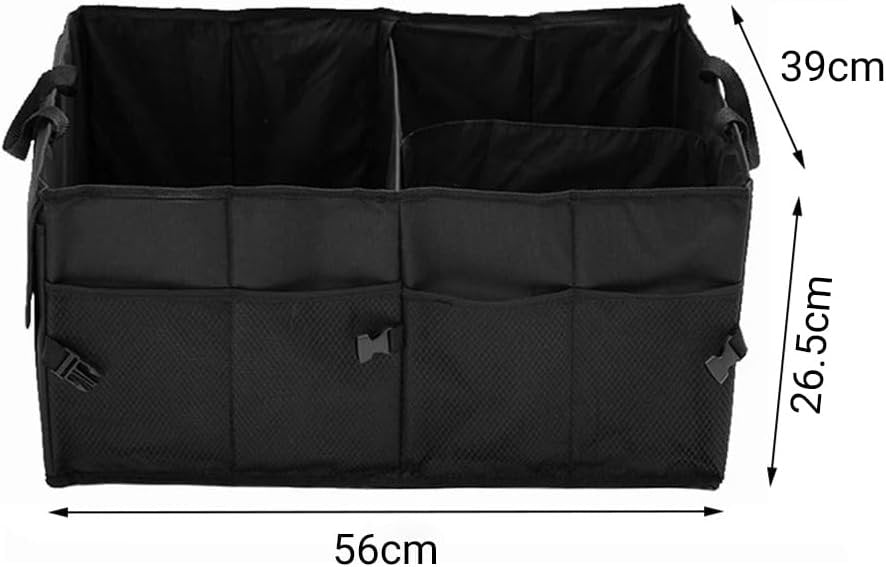 Car Boot Organiser Partition Collapsible Storage Box Trunk Bag Tool Multipurpose