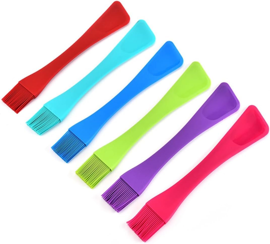Toddmomy 2 Pezzi pennello da imbastitura in silicone Gadget da cucina piccolo Utensili da cucina cooker barbrcue bicchiere Pennello da forno pennello da in silicone Blue