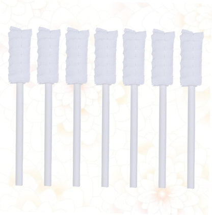 PACKOVE 1set Mouth Swabs Soft Gauze Oral Care Cleaning for Safe and Practical Mouth Care for Boys and White 10pcs