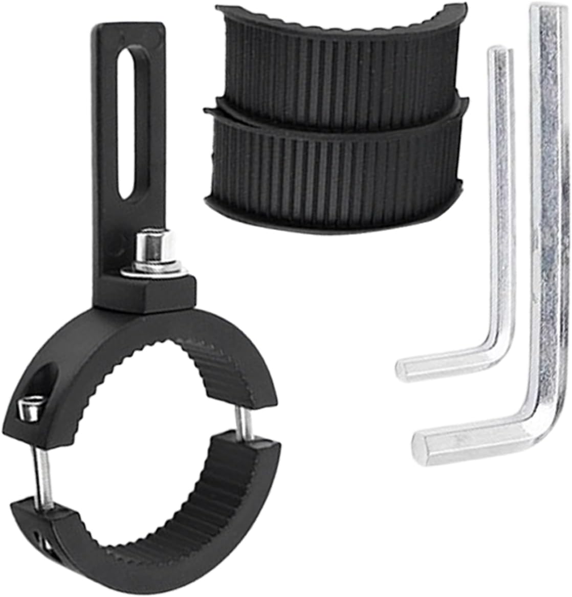 Generico Motorcycle Spotlight Mount, Fog Light Bracket, Versatile Motorcycle Tube Clamp, Adjustable Headlamp Holder, Easy Install for ATV, Bikes, Adventure and Night Riding