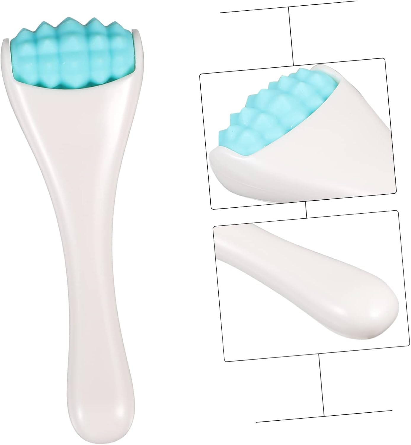 FRCOLOR 1 Pc Facial Atrezzi Facial Massager Tools Massager For Facial Skin Beauty Massage Tool Eye Cream Import Silica Gel