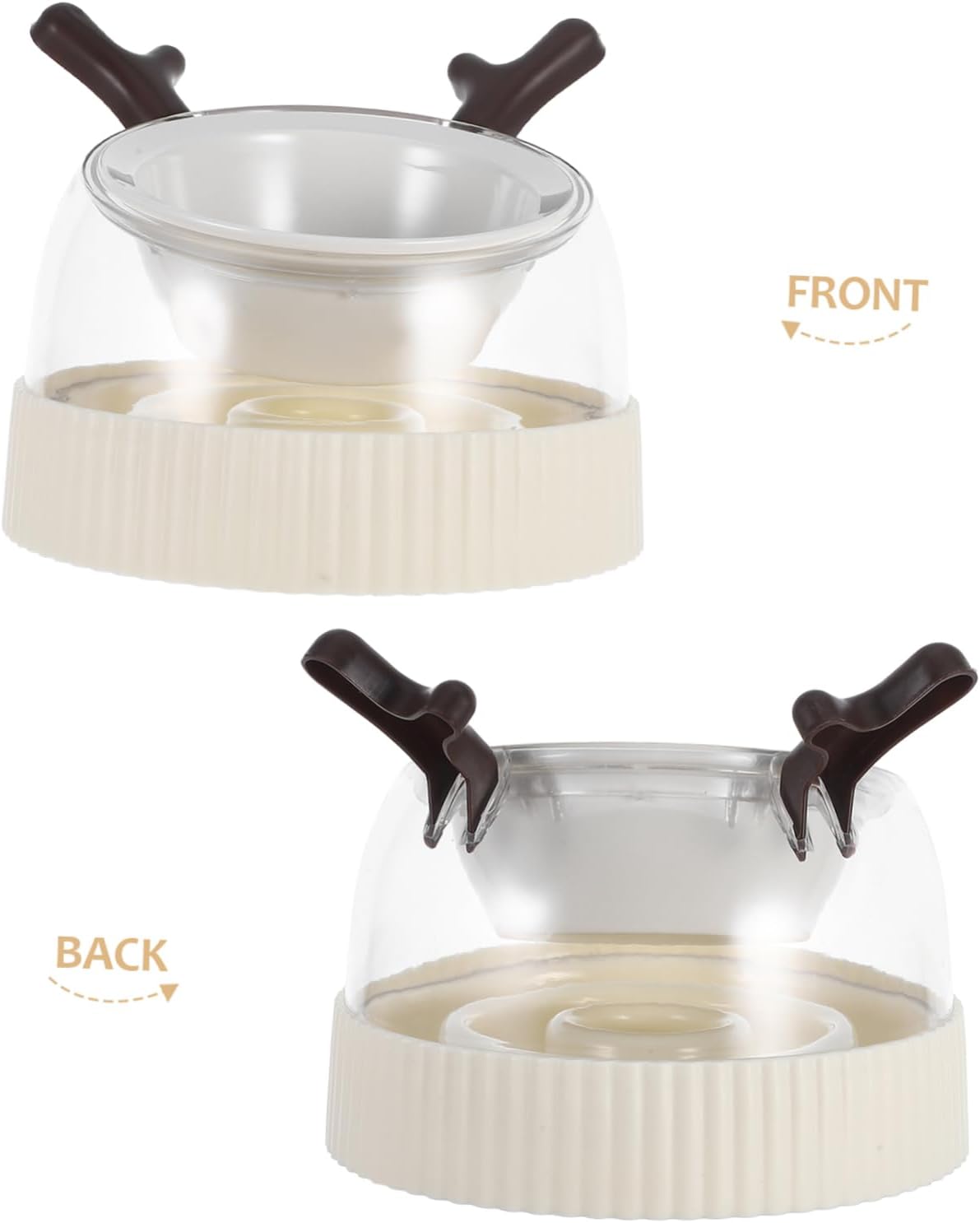 Elevated Cat Bowls Dog Puzzle Feeder Tip Ceramic Feeding Bowl for Cats and Small Dogs Easy to Clean Space Efficient Design for Feeding and Watering