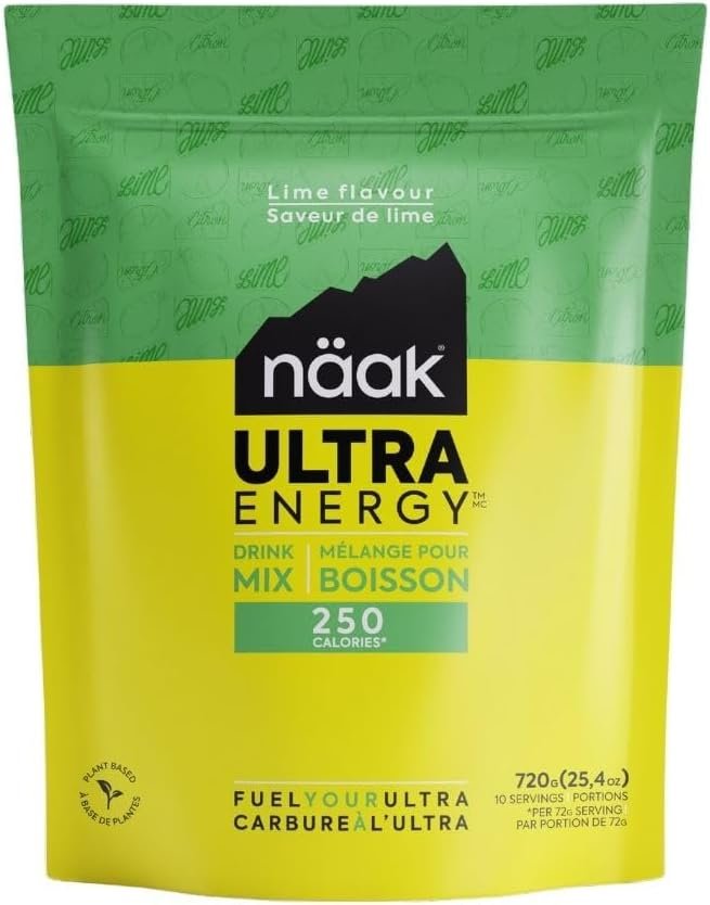 NÄAK Drink Mixes Ultra Energy™, 10 servings, 720g | Sport hydration Mix, electrolytes, BCAAs developed for athletes and performance | Vegan, Plant-Based Protein, Non GMO, gluten free (Lime)