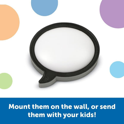 Learning Resources Message Maker Recordable Button, 1 Pieces, Social Emotional Learning Toys, Social Emotional Learning Games