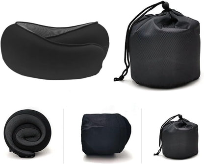 Poemtian Travel Pillow Neck Pillow Travel Neck Pillow for Airplane Memory Foam Travel Neck Pillow Camping Pillow