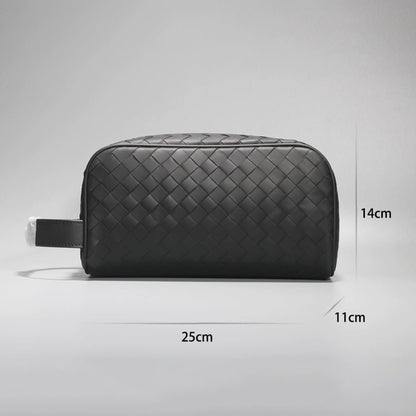 Toiletry Bag for Men, Leather Travel Toiletry Bag for Men, Dopp Kit Water Resistant Shaving Hygiene Bag for Bathroom Shower, Travel Size Toiletries, Travel Essentials