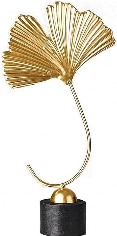 TOSSPER Foglie Statua in Miniatura Decorazione Domestica Moderna Ufficio Accessori per Soggiorno Piecies Oggettistica per Casa Statue Ornamenti