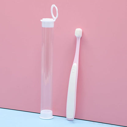 Jvjggag Puppy Toothbrush, 4X Soft Tooth Brush, Comfortable Grip Gentle Bristles Teeth Brushing Kit Wide Head Pet Oral Care Supply For Daily Use Home Travel