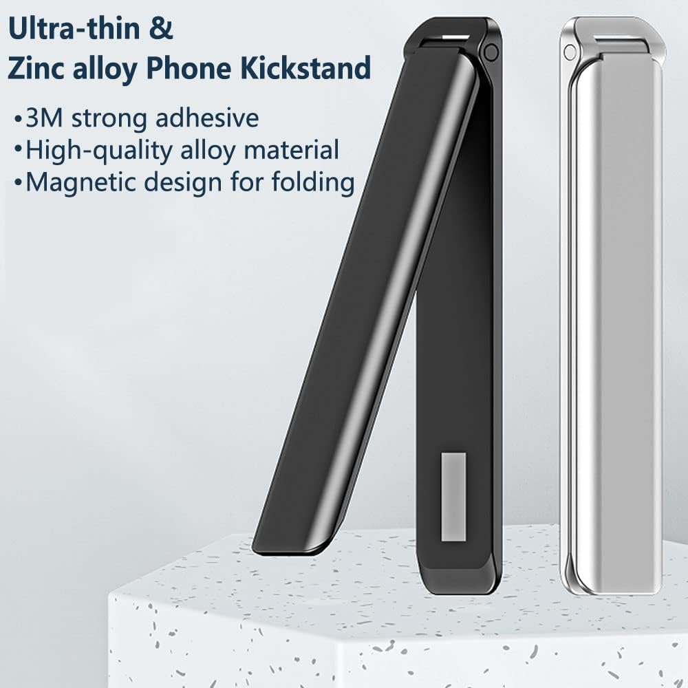 Kinizuxi Mobile Phone Stand, 2 Packs, Vertical and Horizontal Aluminium Mobile Phone Stand for Desk, Adjustable Mobile Phone Holder for Desk, Compatible with iPhone, iPad Accessories, Tablet Stand