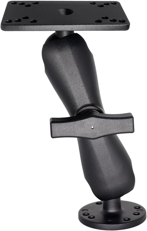 WINDFRD Aluminum 1.5" Ball Fish Finder Mount for Hummingbird Helix 5,7, etc., C Size Universal Marine Electronics Mount, Compatible with RAM, Arkon, iBolt and More